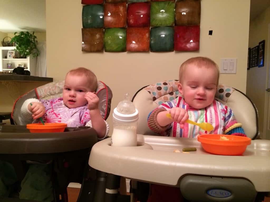 If you give a baby a bowl and spoon, she’ll eat mashed potatoes.