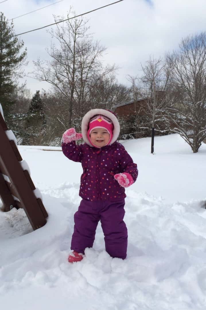 We all played in the snow today! The girls enjoyed sledding with their Papa. Gwen didn’t care for the snow quite as much as Josie and Abby. After her first forward fall, she decided it made good sense to stay mostly in one place. Josie attempted to wander around in the deep snow and wasn’t bothered by her many snowy faces. Abby enjoyed climbing on the huge snow piles, making snow angels, and sledding. Big girls can have all the fun.