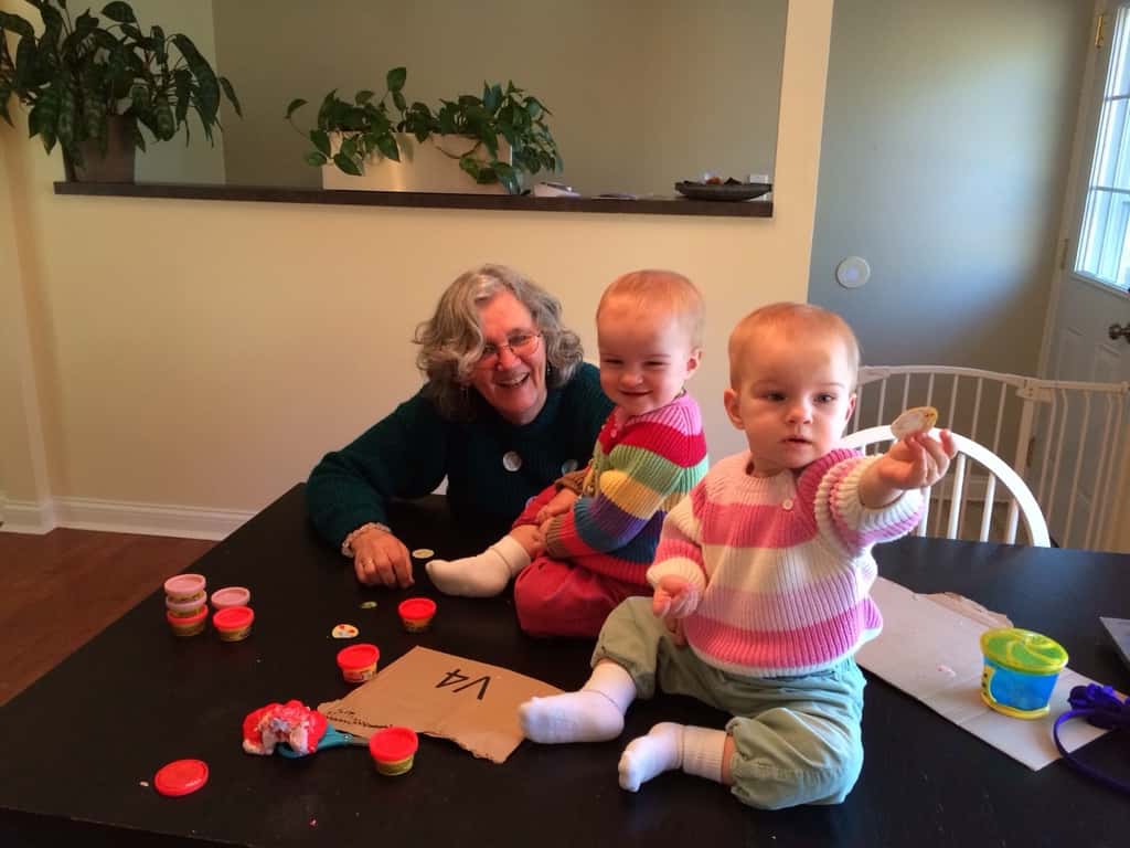 The girls greatly enjoyed visiting with their surprise guest today.