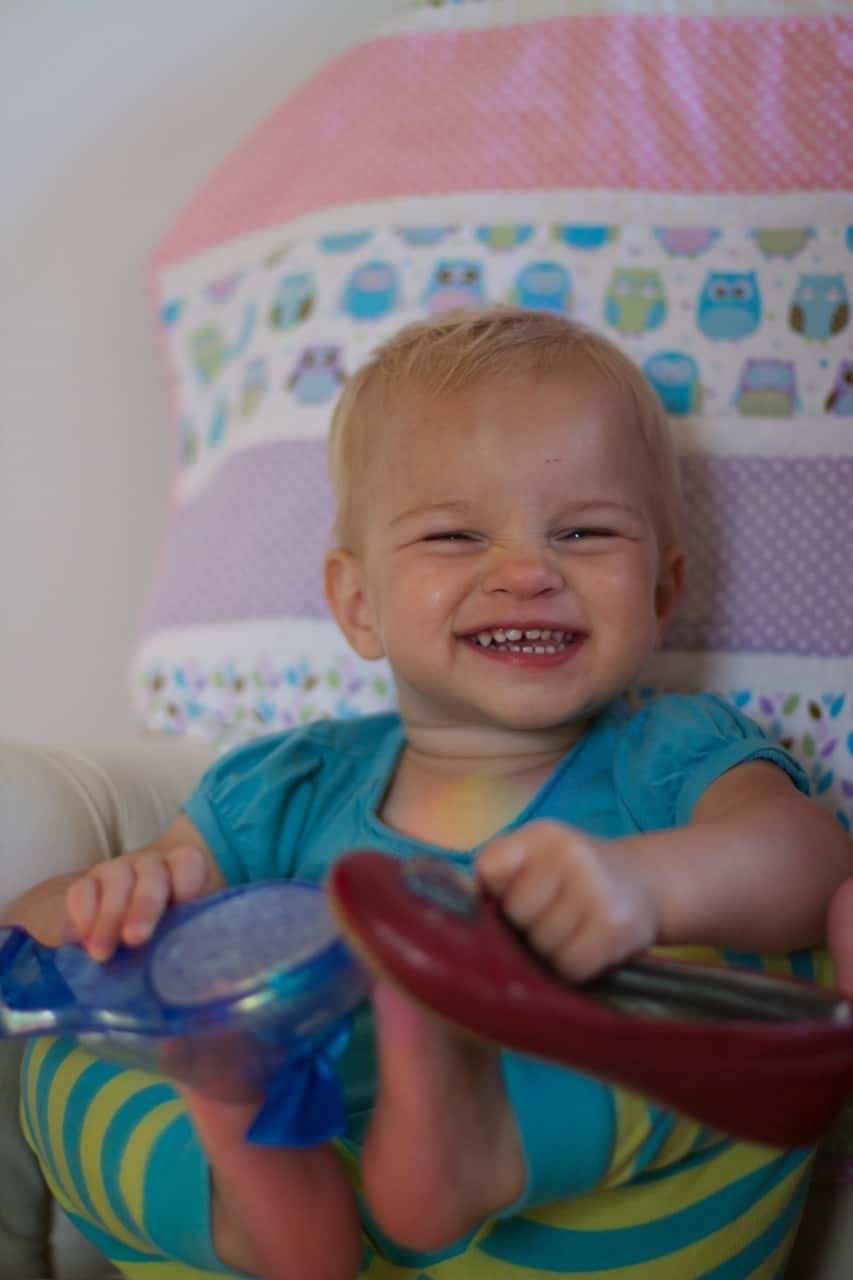 I asked Gwen to smile and she gave me these winners.