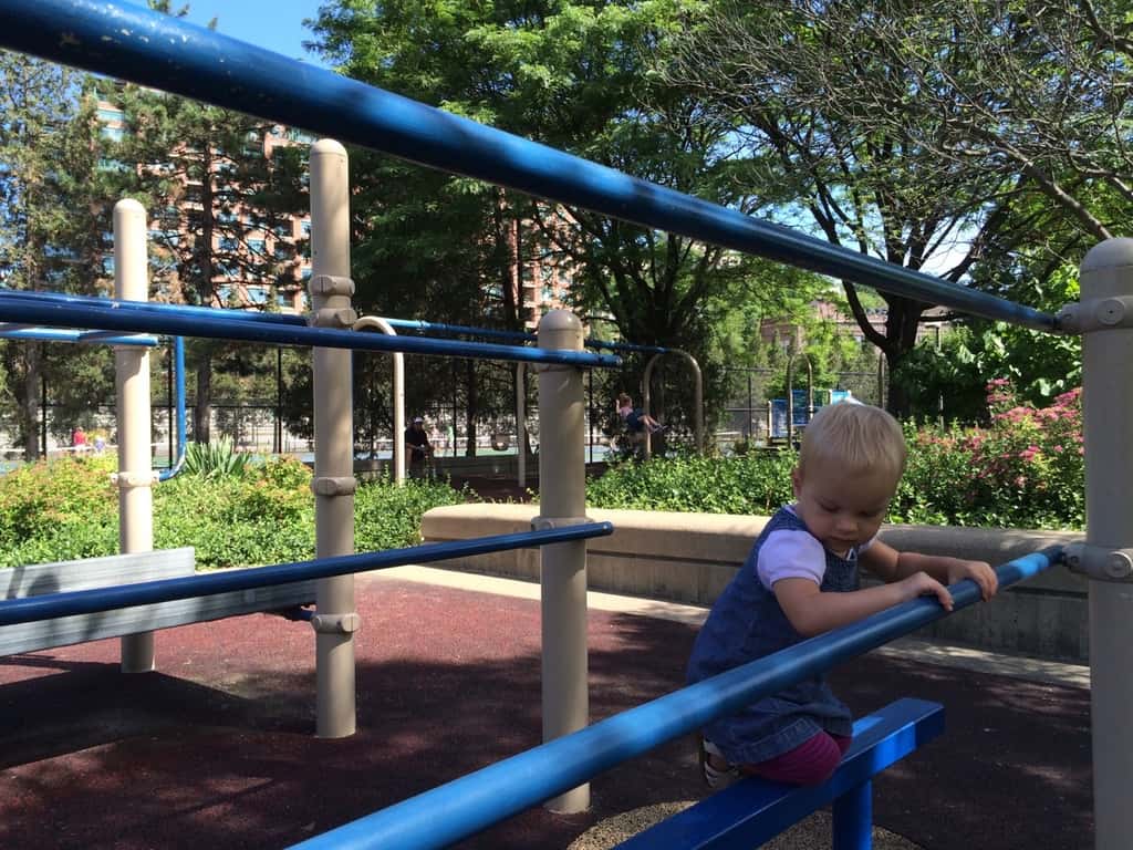 It was a beautiful morning for a walk across the Purple People Bridge and a picnic at Sawyer Point.