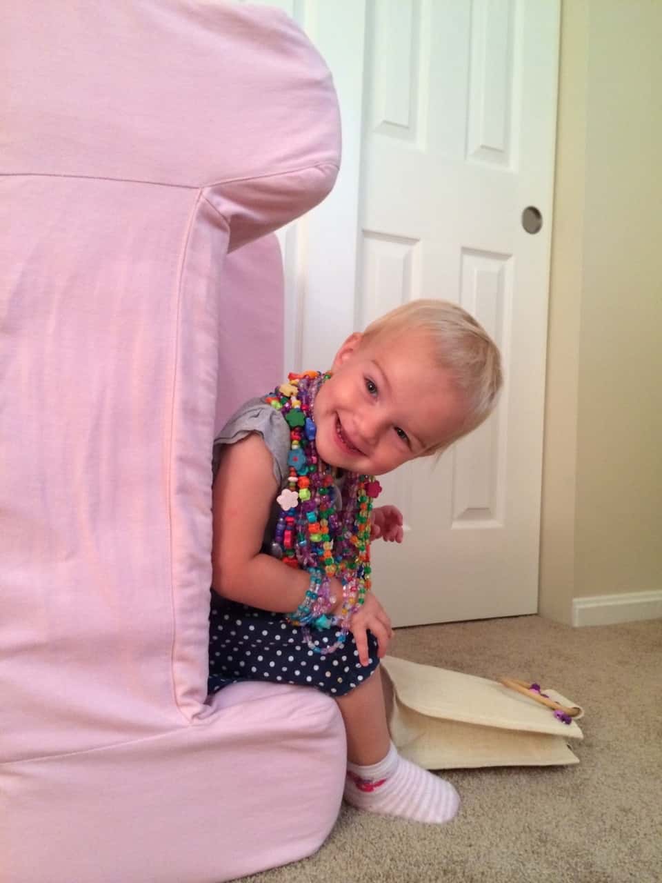 With all those necklaces, we call her Josie T.