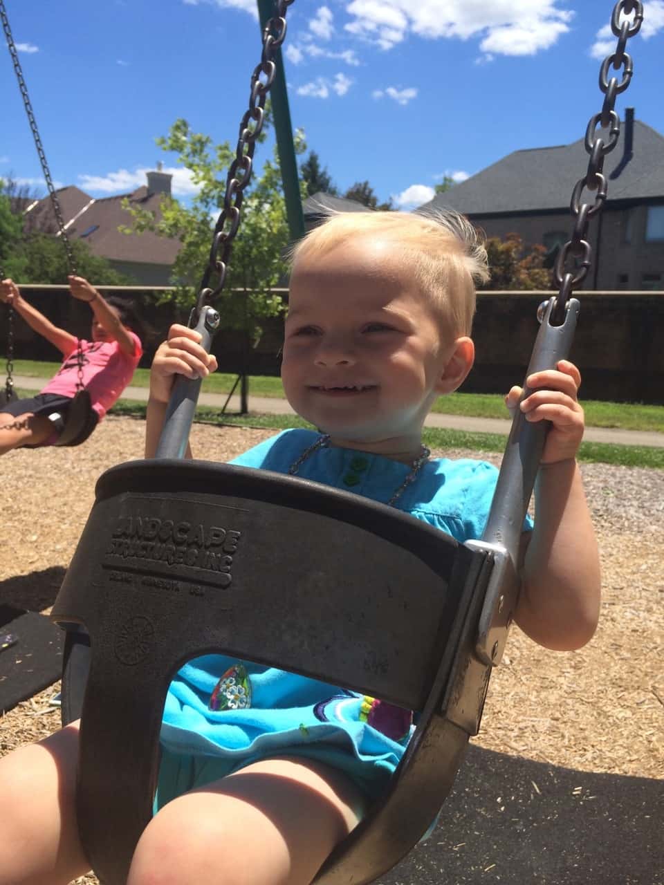 Two parks in two days! We’re loving this nice weather.