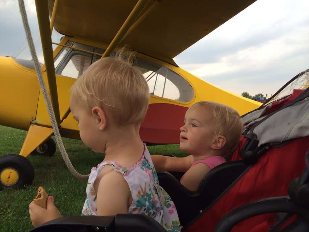 We had a great time at the Red Stewart Airfield Airshow, even though we spent it huddled under the wing of an Aeronca Champ and got soaked on our way back to the car. We’ll hope for better weather next year!