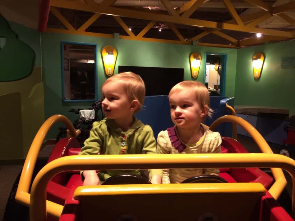 I took the girls to the Museum Center all by myself this morning! They had fun, and I didn’t lose my mind.