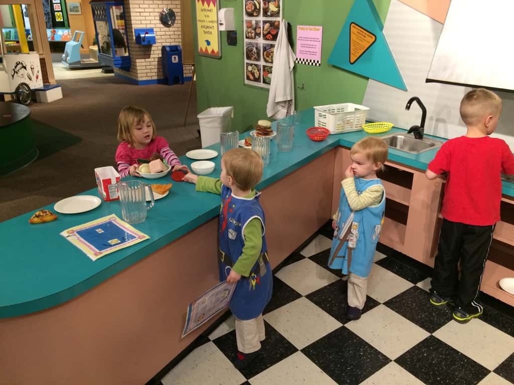 I took the girls to the Museum Center all by myself this morning! They had fun, and I didn’t lose my mind.