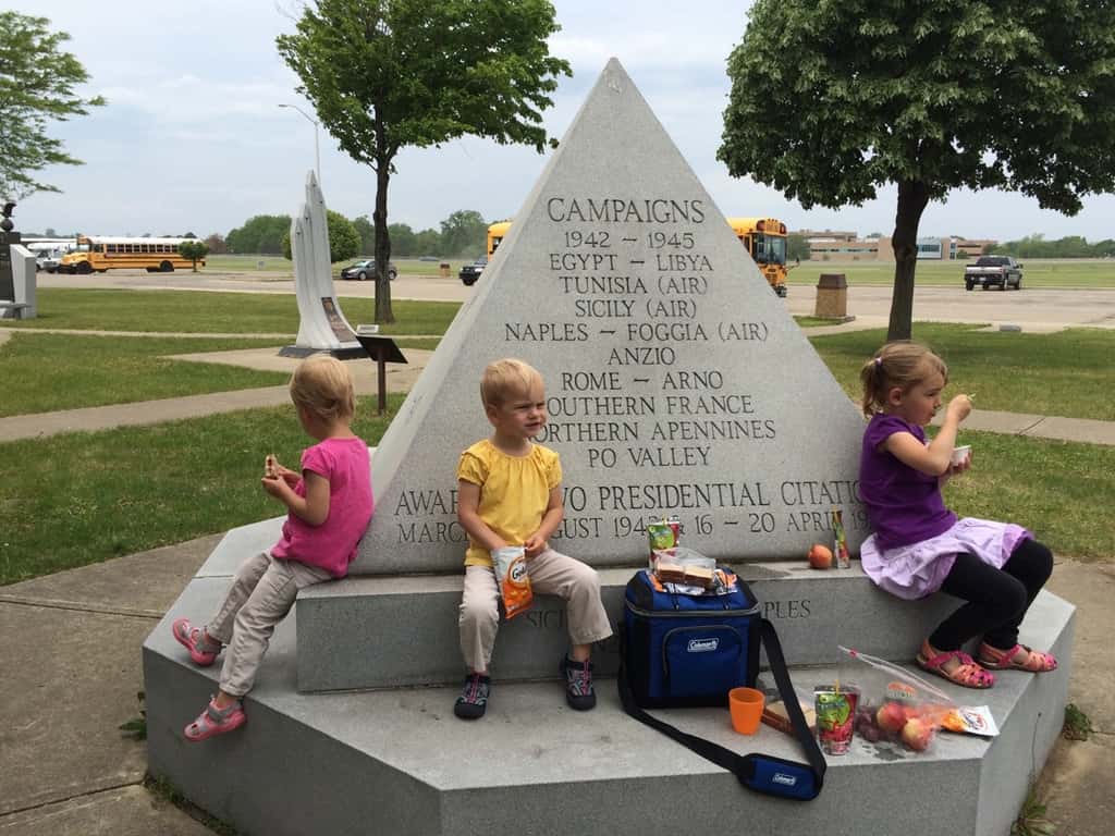 John’s wish finally came true. We made our first trip to the Air Force Museum today. Everyone had a good time, but my favorite part was listening to Gwen as she pushed Josie around in a stroller. “Hey! Look at this Jos. It’s an airplane!”