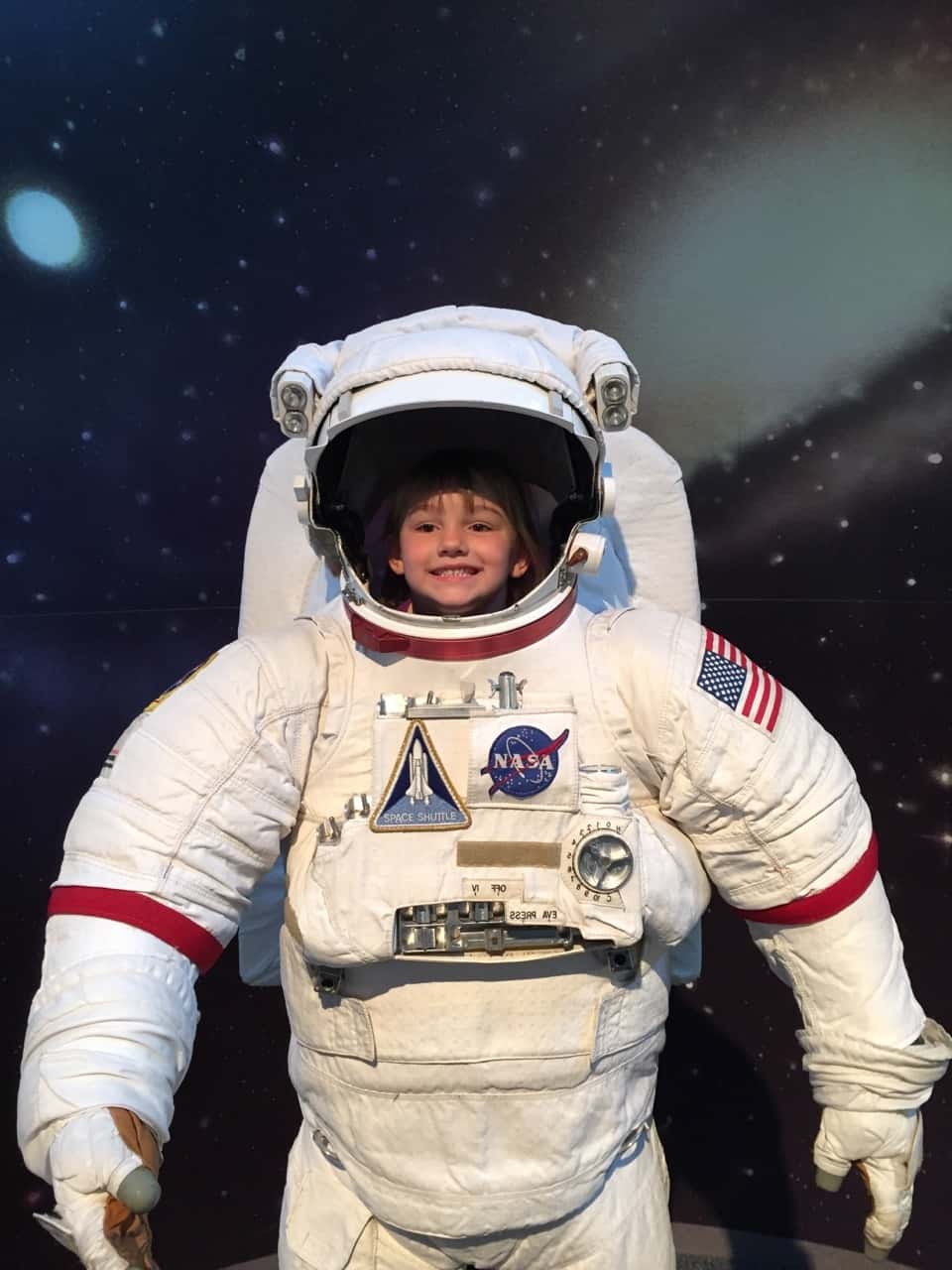 John’s wish finally came true. We made our first trip to the Air Force Museum today. Everyone had a good time, but my favorite part was listening to Gwen as she pushed Josie around in a stroller. “Hey! Look at this Jos. It’s an airplane!”