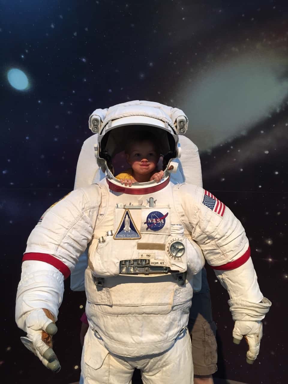 John’s wish finally came true. We made our first trip to the Air Force Museum today. Everyone had a good time, but my favorite part was listening to Gwen as she pushed Josie around in a stroller. “Hey! Look at this Jos. It’s an airplane!”