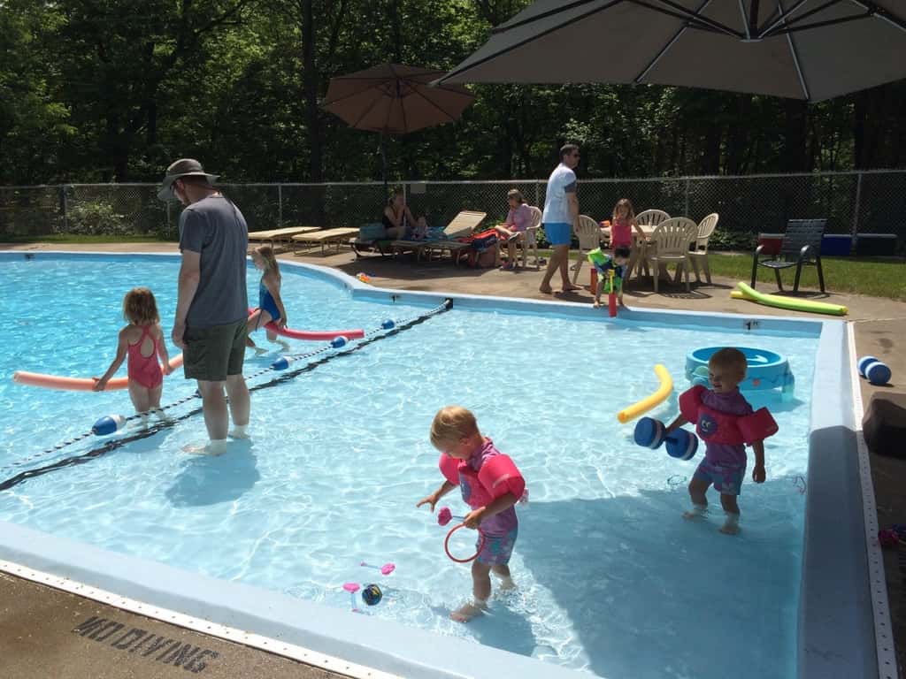 Our pool opened today!