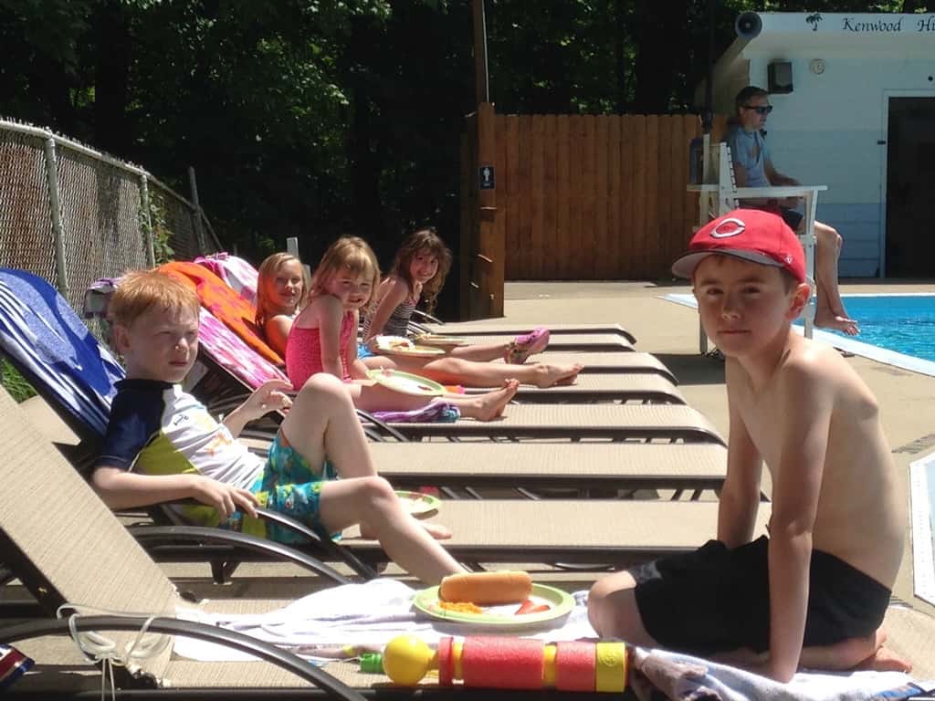 Our pool opened today!