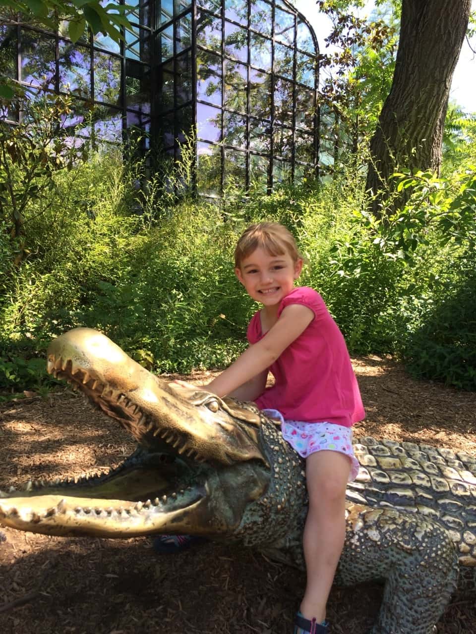 Mama and Abby morning at the Zoo.