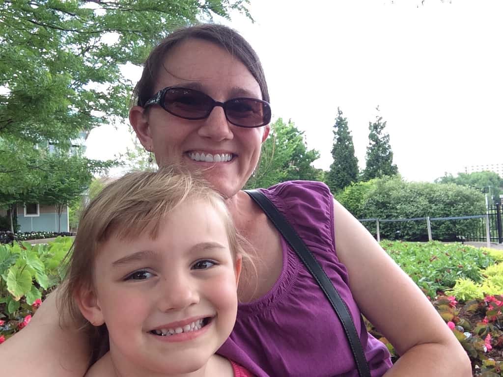 Mama and Abby morning at the Zoo.