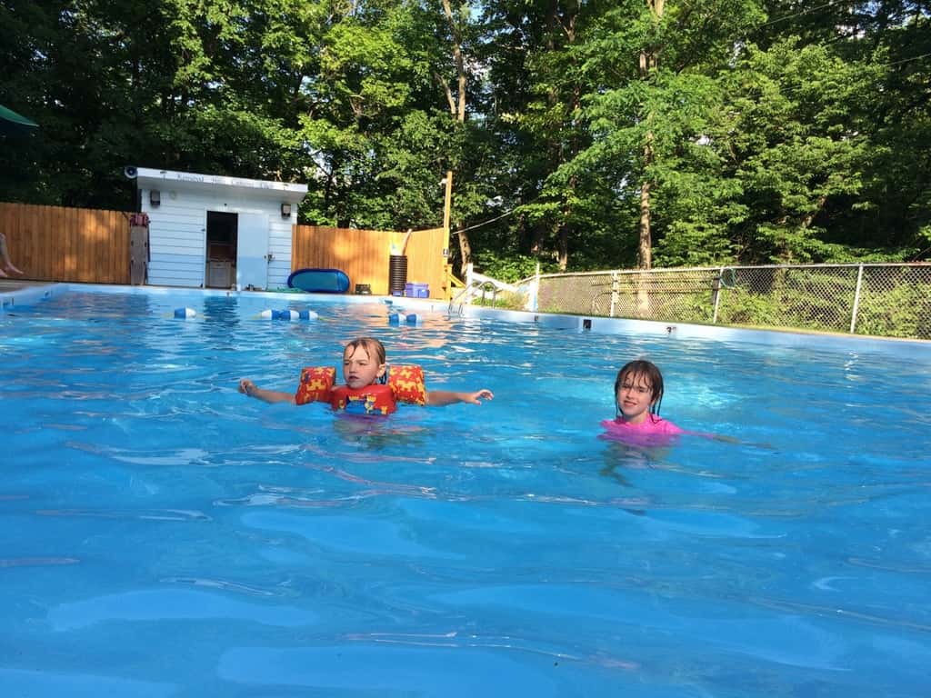 Our fifth trip to the pool during opening week. I think the theme for our summer has been set. Want to join us?