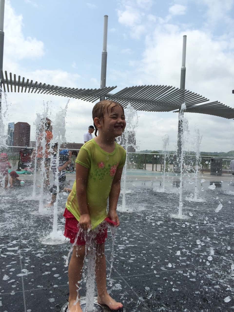 We had a great time this morning visiting the new carousel, playground, and fountain at Smale Riverfront Park. I’m so impressed by our new parks!