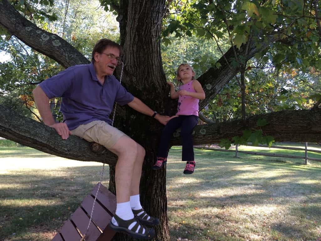 On the way home from twin playgroup today, Gwen and Josie had a little argument about their grandfather.

Josie: “Grandpa is a sweetie pie.”  
Gwen: “No, he’s not! He’s a rascal!”

This went on and on, back and forth until I suggested that perhaps he could be both.