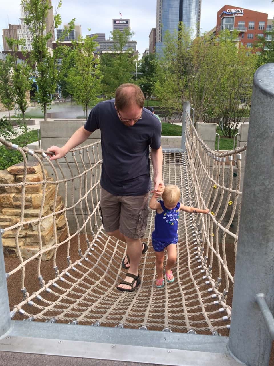 “Can I come too?” Yes, Josie! We all got to enjoy Smale Riverfront Park today.
