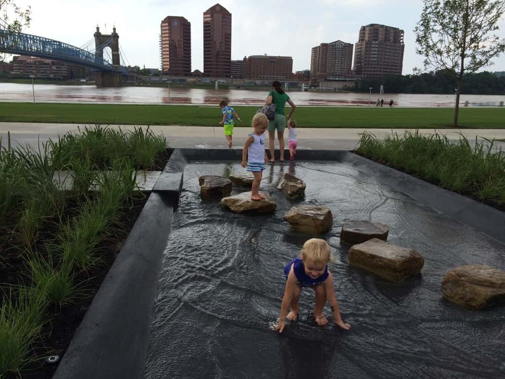 “Can I come too?” Yes, Josie! We all got to enjoy Smale Riverfront Park today.