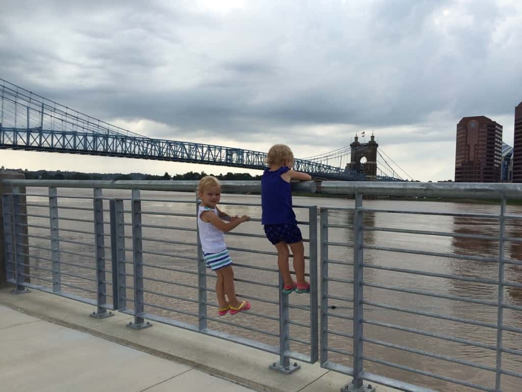 “Can I come too?” Yes, Josie! We all got to enjoy Smale Riverfront Park today.