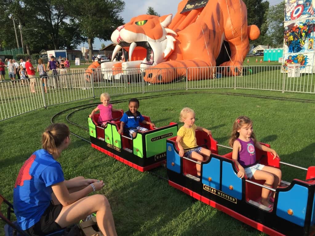 Fun times at the Deer Park festival, especially for Abby. She loved her first ride on a roller coaster, and a Ferris wheel.