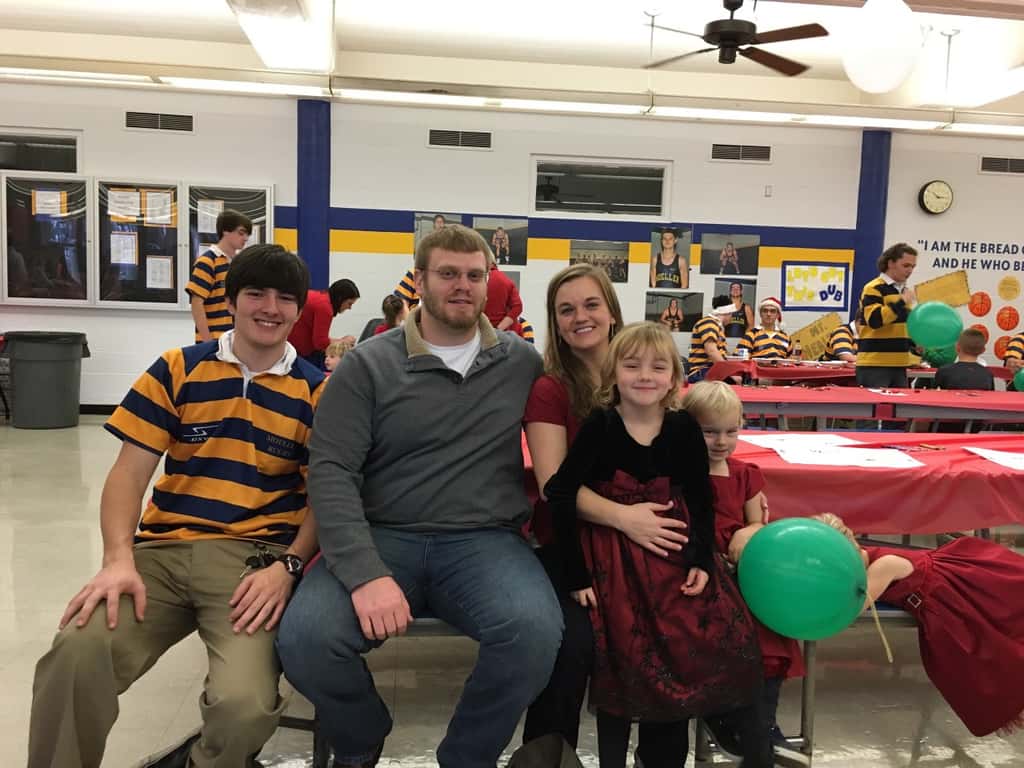 Family fun at the Moeller Rugby breakfast with Santa!