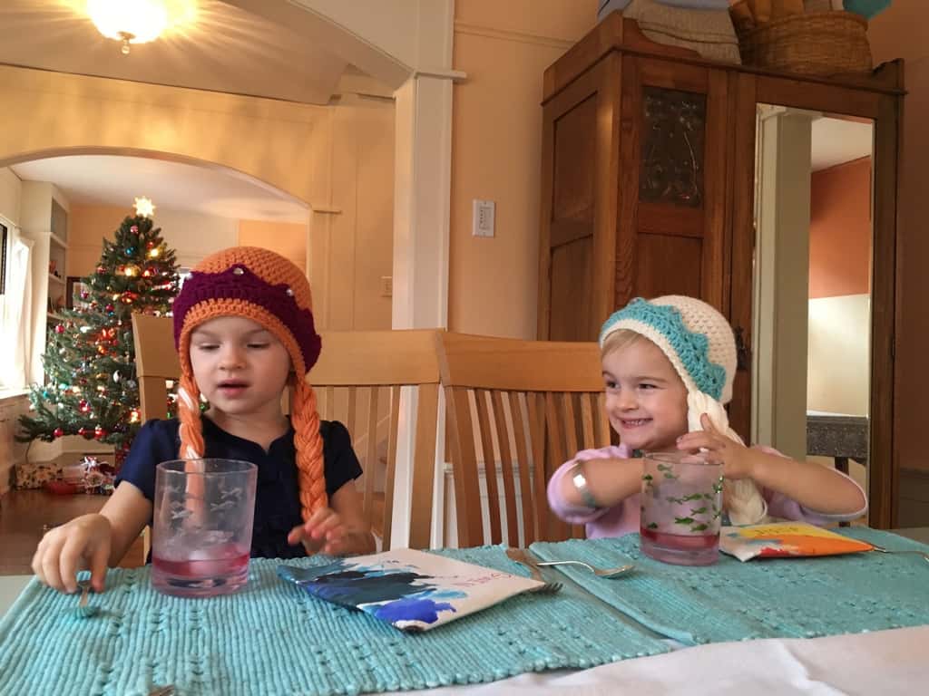 Christmas fun at Grandma and Grandpa’s house.