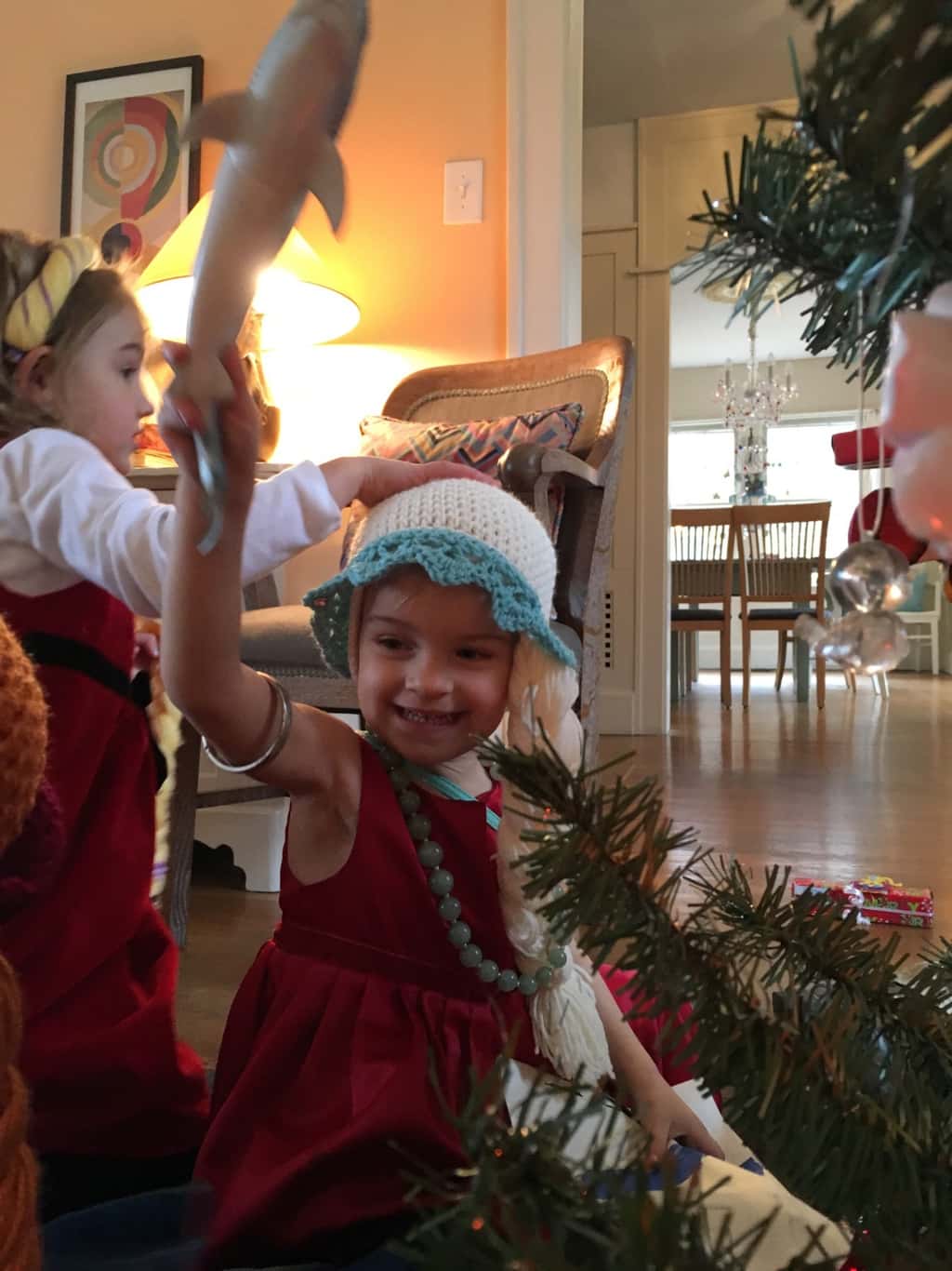 Christmas fun at Grandma and Grandpa’s house.