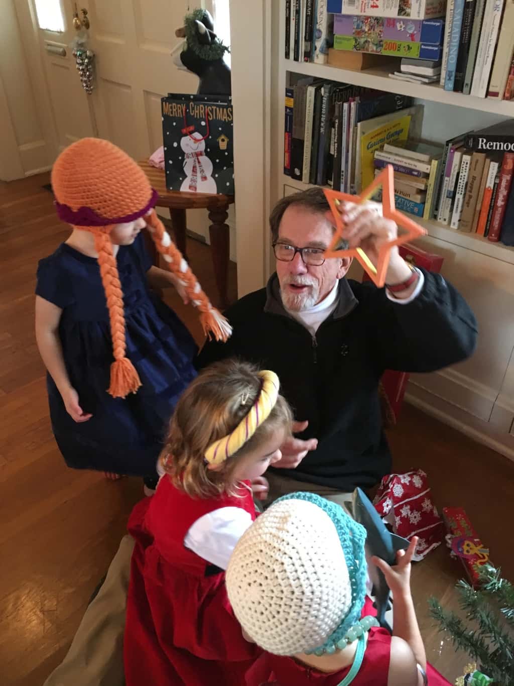 Christmas fun at Grandma and Grandpa’s house.