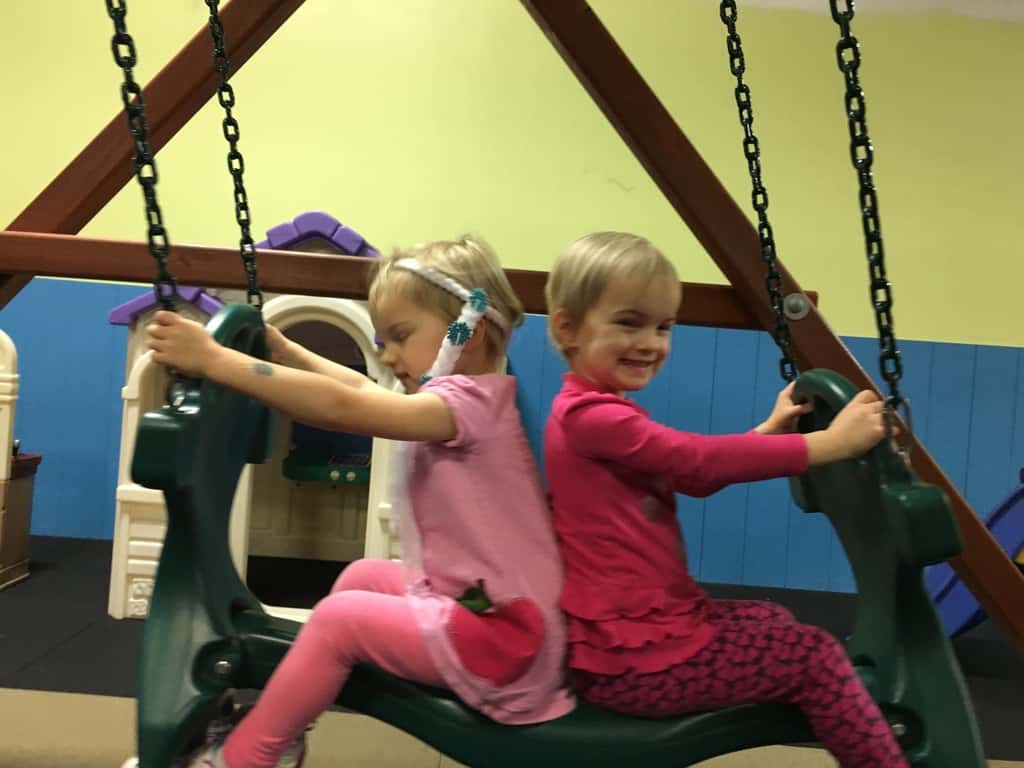 Recreations Outlet is always fun, but we especially enjoy it when it’s not crowded on a Madeira Moms play date morning (last Friday).