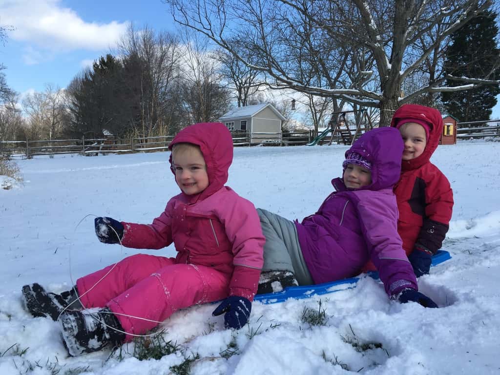 More fun in the snow.