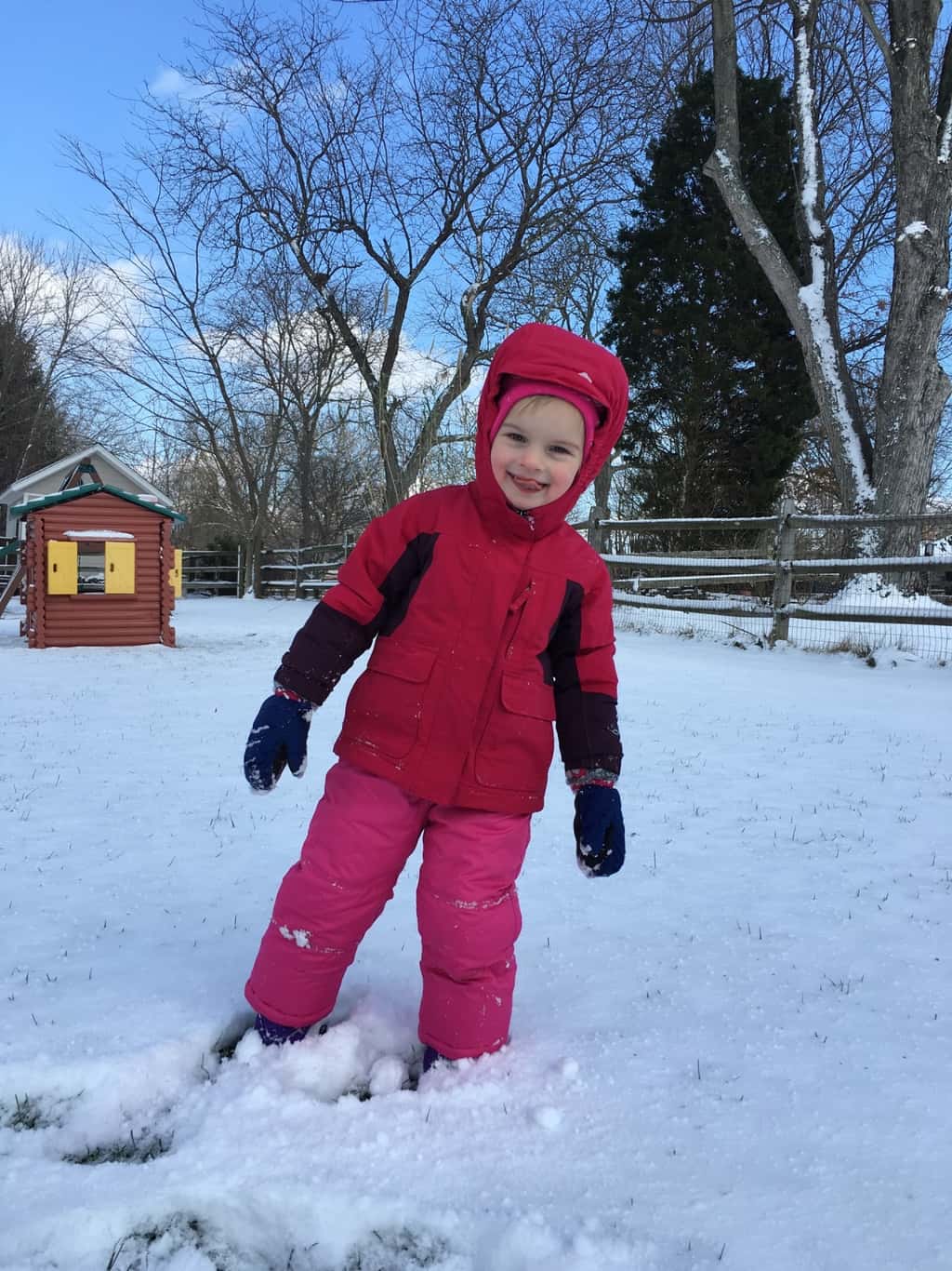 More fun in the snow.