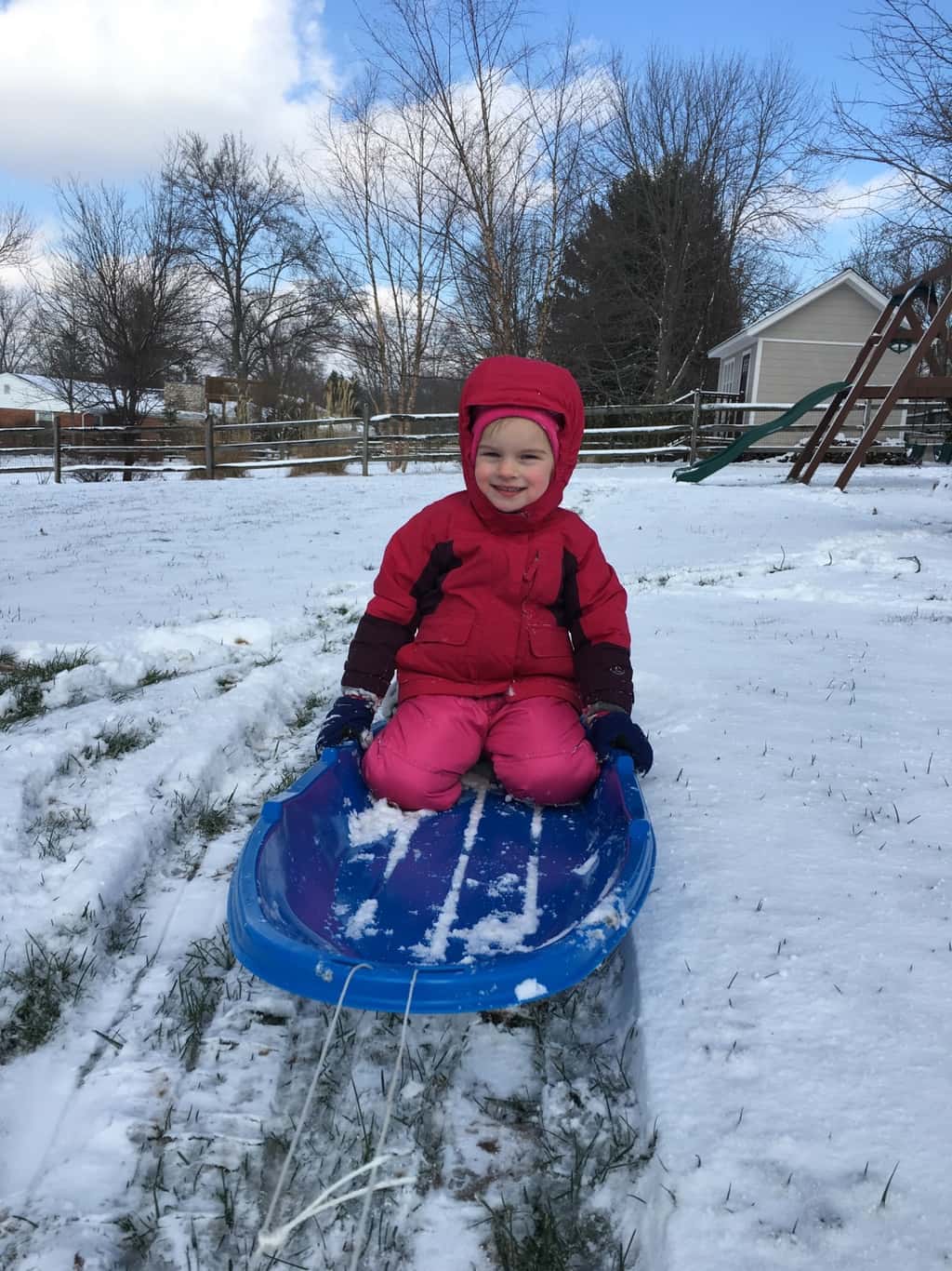 More fun in the snow.