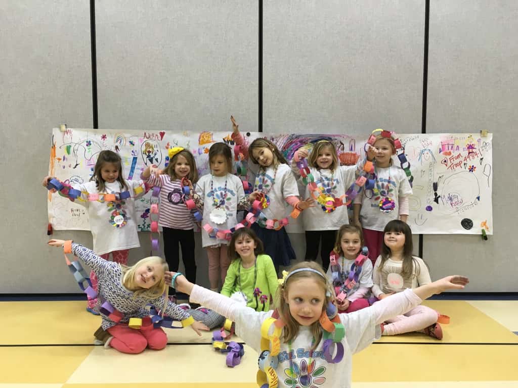 We had another great Girl Scouts meeting today! The girls earned certificates for the “Friendly and Helpful” petal. We talked about what it means to be friendly, how to be helpful, made Daisy friendship chains, and more. They all seemed to have a good time!