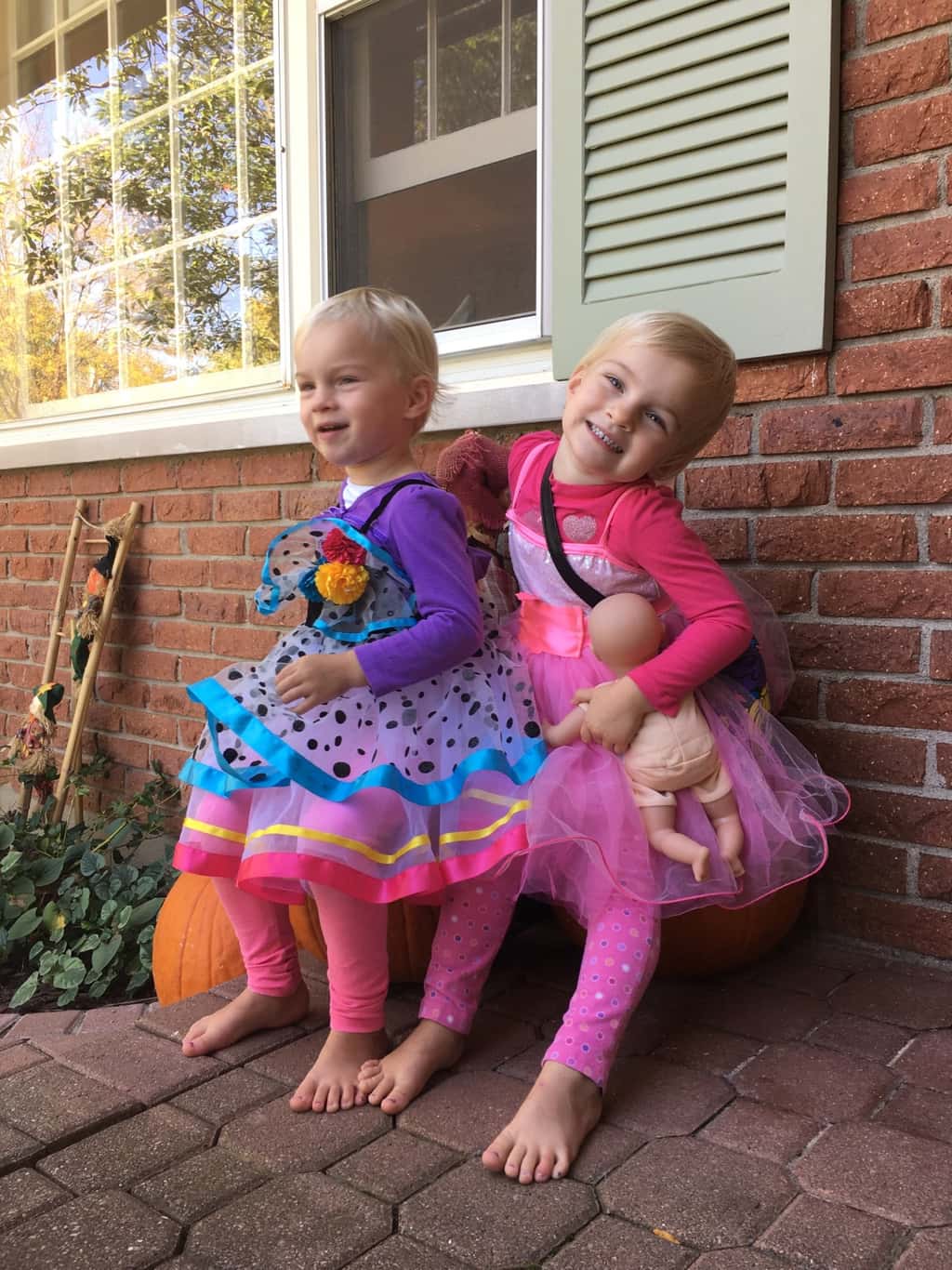 The results of the twin DNA test are back, and these two rascals are in fact identical twins! I told the girls and Gwen asked “is that the same or different?” I said the same. And she said “but I want to be different!” I assured her that they are still unique, but that now we know why so few people can tell them apart. What a surprise!