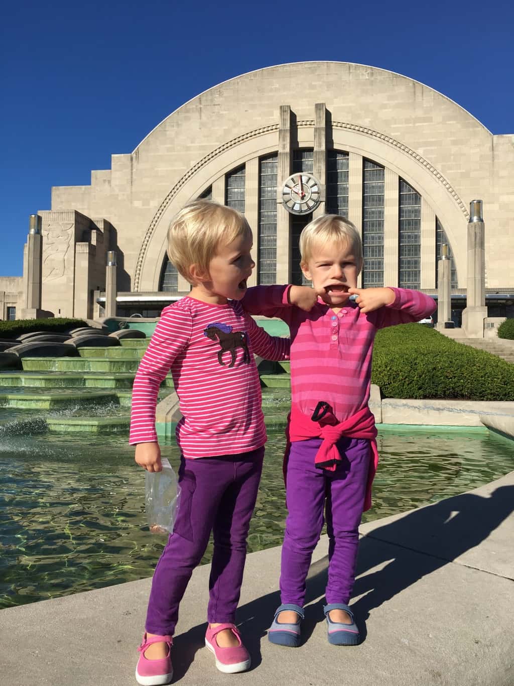 The results of the twin DNA test are back, and these two rascals are in fact identical twins! I told the girls and Gwen asked “is that the same or different?” I said the same. And she said “but I want to be different!” I assured her that they are still unique, but that now we know why so few people can tell them apart. What a surprise!