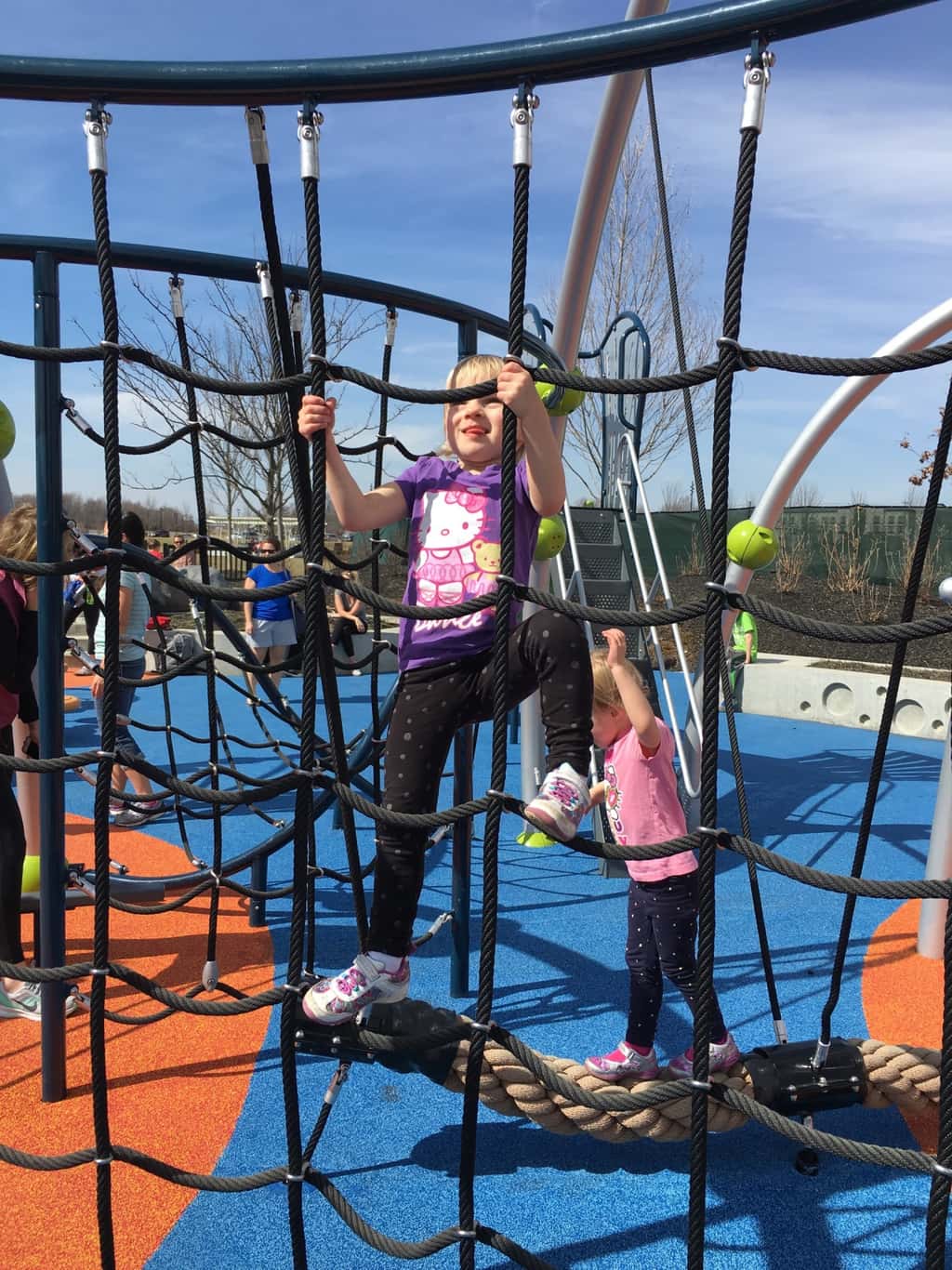 After monkeying around at Summit Park, Gwen and Josie got to enjoy their very first Dairy Queen ice cream.