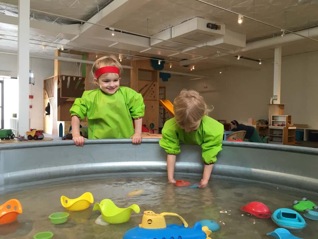 Gwen and Josie loved playing at Red Balloon this morning. In fact, they liked it so much that we returned with Abby after school.