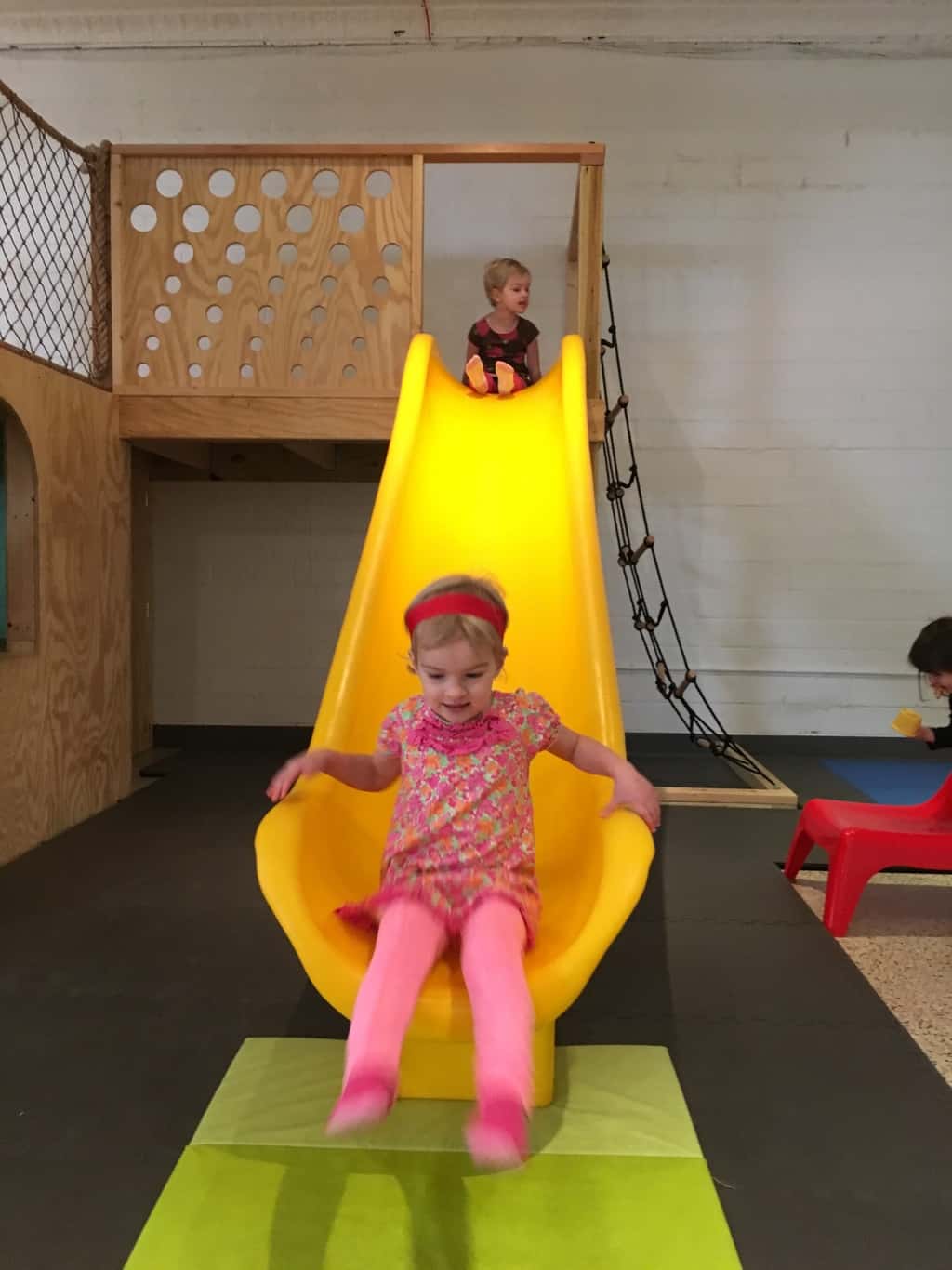 Gwen and Josie loved playing at Red Balloon this morning. In fact, they liked it so much that we returned with Abby after school.