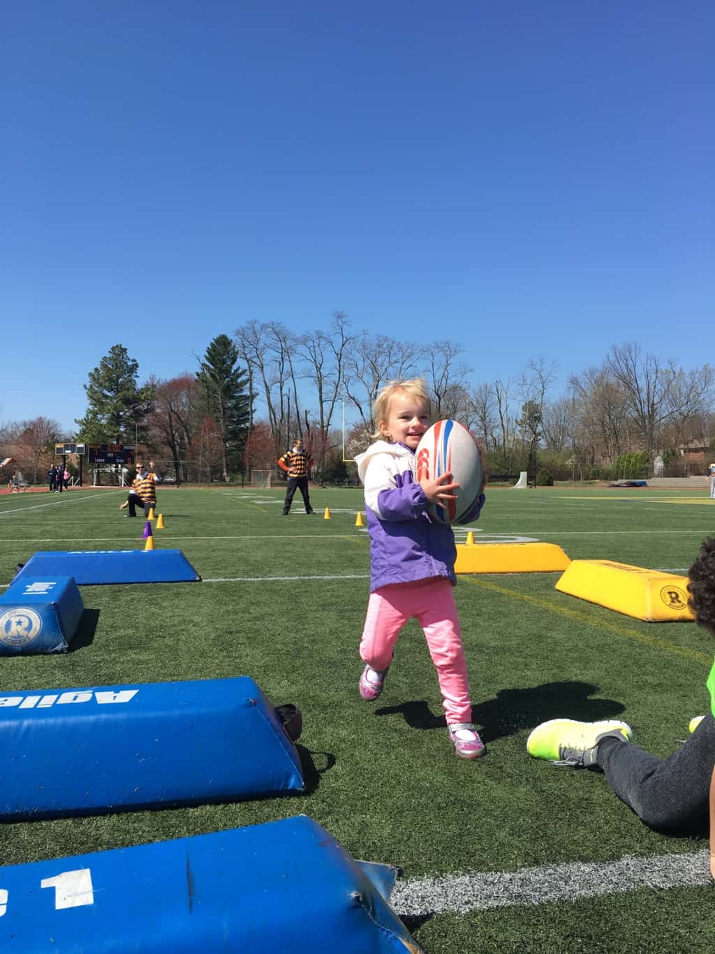 Two Easter egg hunts in one day! Candy, games, friends… what a fun day!