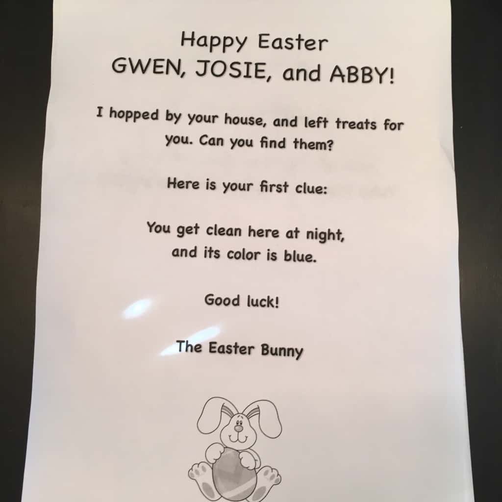 We had such a lovely Easter! And, our new Easter tradition was a hit!