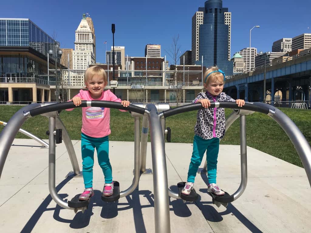 After storytime today, we had wonderful time with friends at Smale Riverfront park.