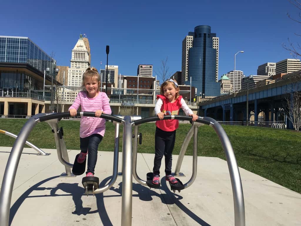 After storytime today, we had wonderful time with friends at Smale Riverfront park.