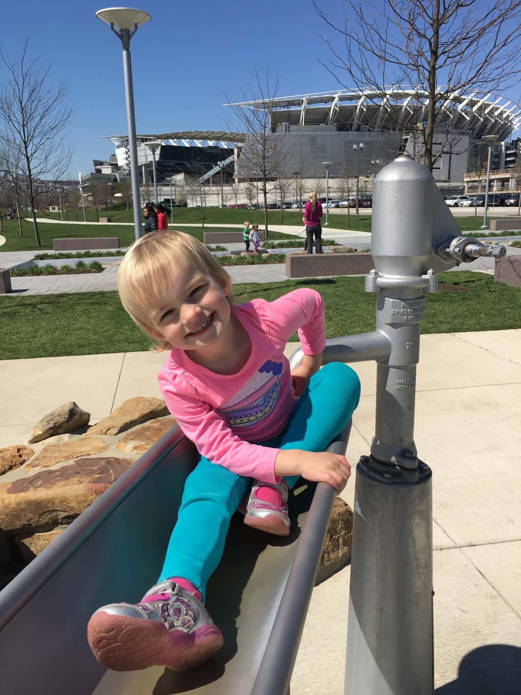 After storytime today, we had wonderful time with friends at Smale Riverfront park.