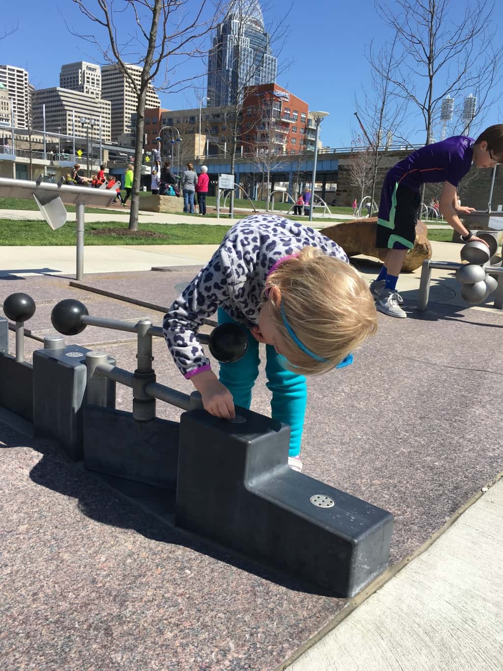 After storytime today, we had wonderful time with friends at Smale Riverfront park.