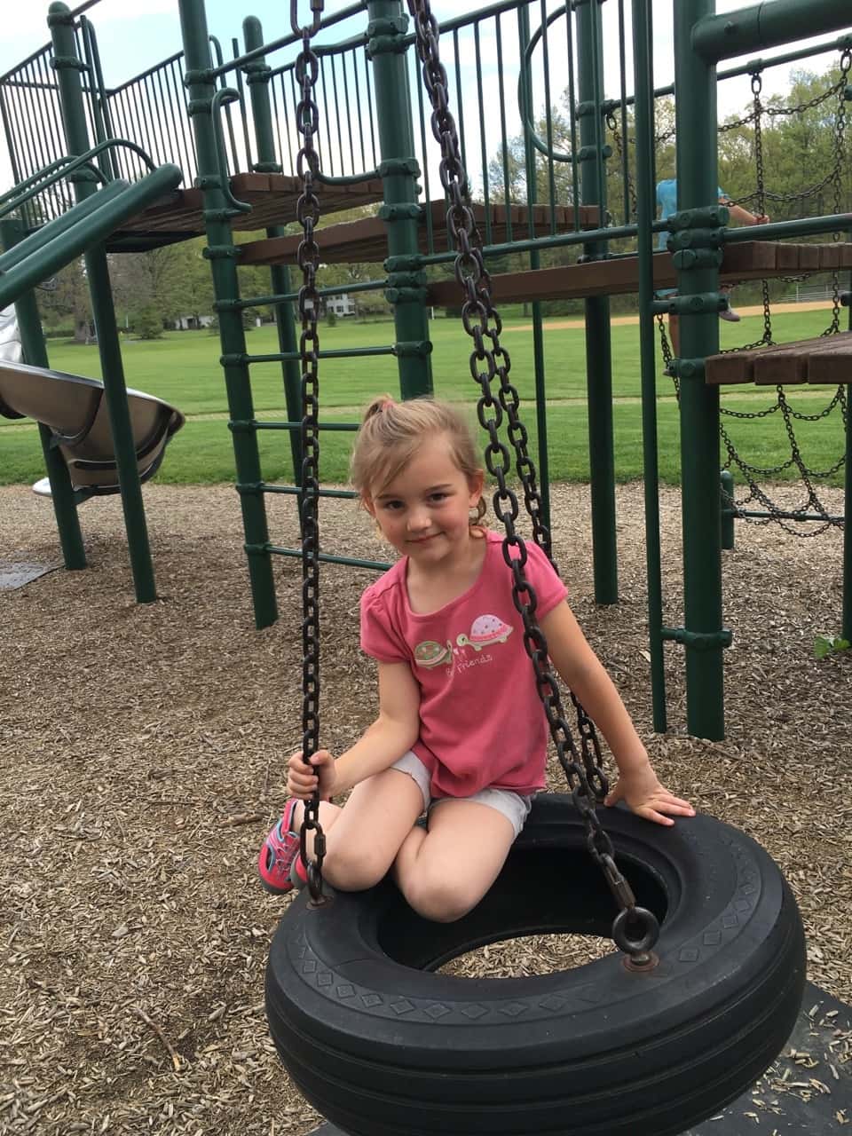 It was a double park day for us! We visited two lovely Indian Hill parks. Camp Livingston in the morning and (King) Stephan Field in the afternoon.