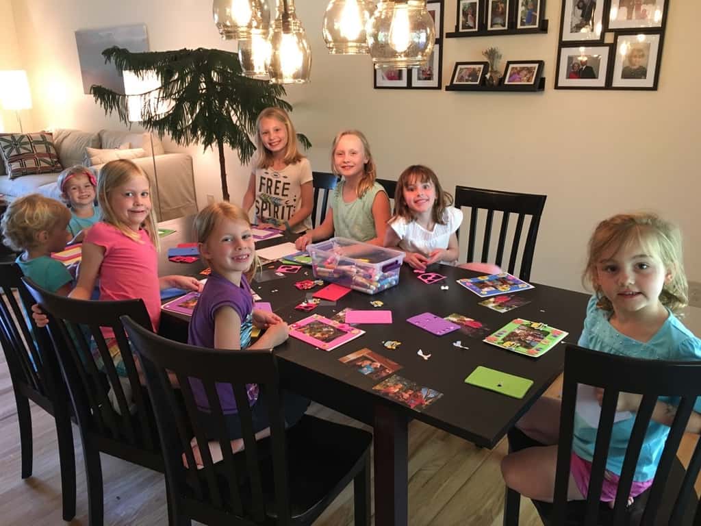 Adventure #3: Girls Night at our house. With school ending in less than two weeks, we had to make this one a good one. The girls loved decorating picture frames, eating ice cream cones, and horsing around outside.