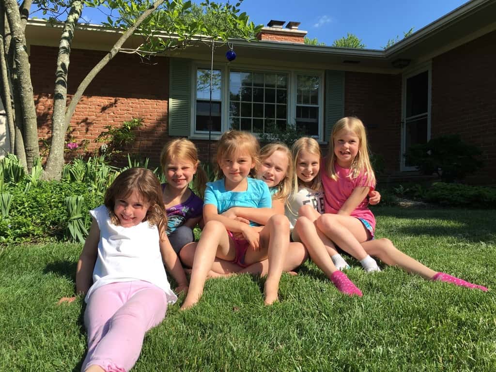 Adventure #3: Girls Night at our house. With school ending in less than two weeks, we had to make this one a good one. The girls loved decorating picture frames, eating ice cream cones, and horsing around outside.