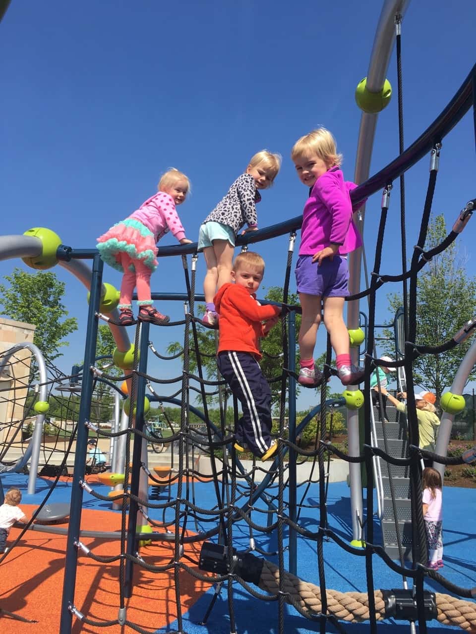 We had a great morning at Summit Park with twin playgroup followed by ice cream!