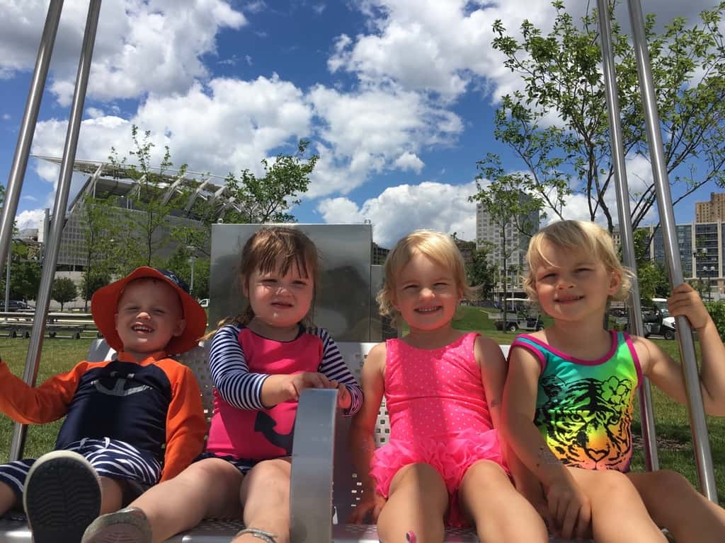 We all had a great time with our Koester friends at storytime and Smale riverfront park today.