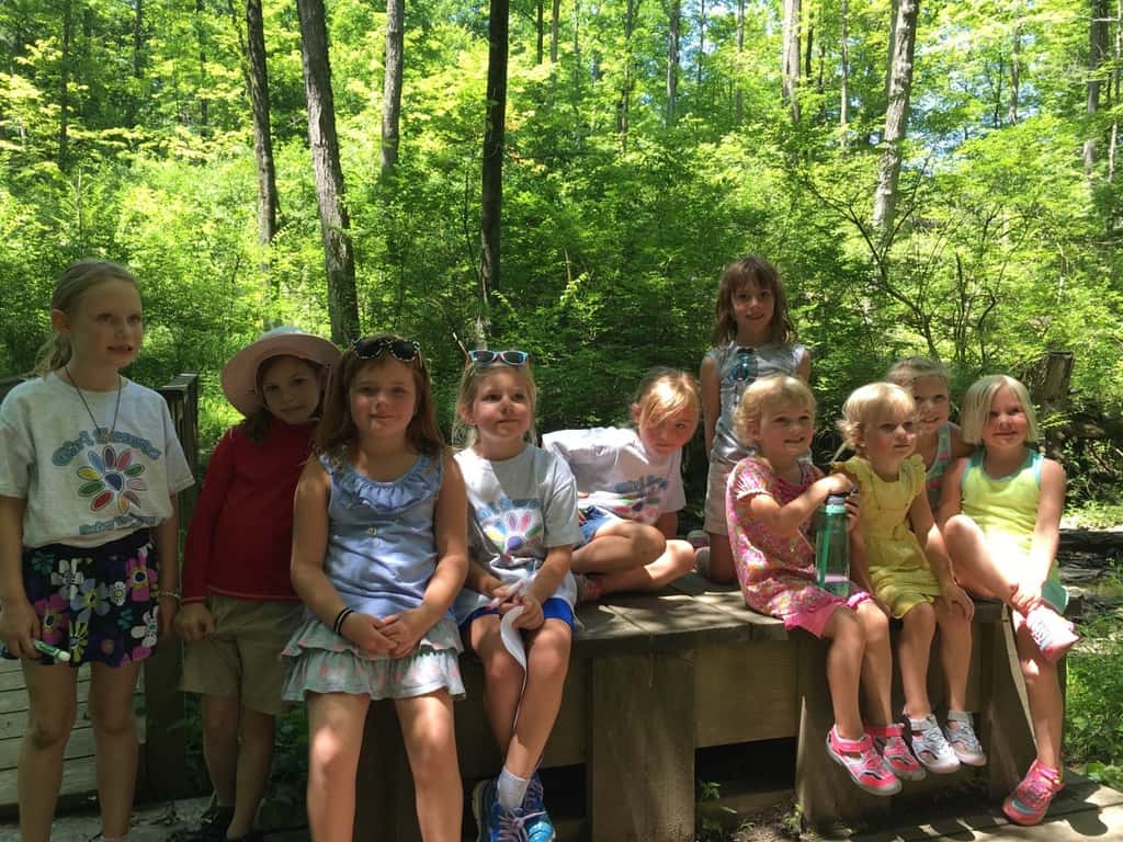 I am so proud of these Daisy Girl Scouts (and sisters)! They all did such a great job hiking and creeking today at French Park! And, they had a really good time too!